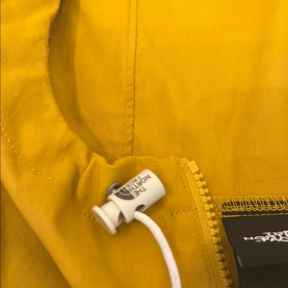 The North Face Mustard Yellow Pullover Rain Hoodie - Picture 4 of 5